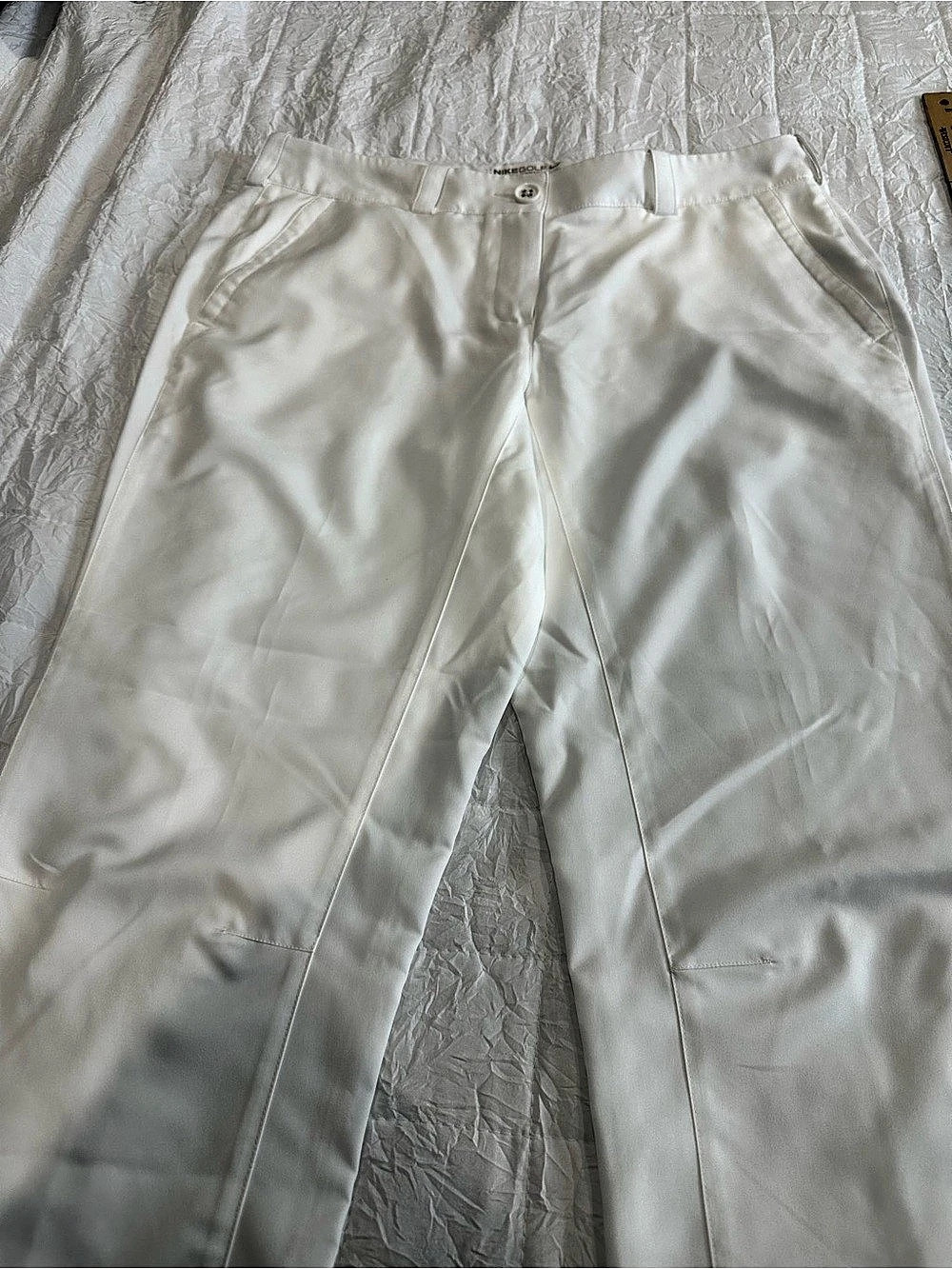 Nike Golf Tour Performance Straight Leg Pants in White Size